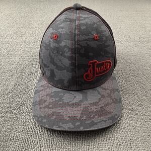 Justin Western Boots Hat Adult One Size Mesh Adjustabel Cap Casual Men's